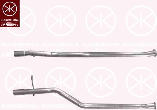 Klokkerholm 55608651 - Repair Pipe, catalytic converter motal.fi