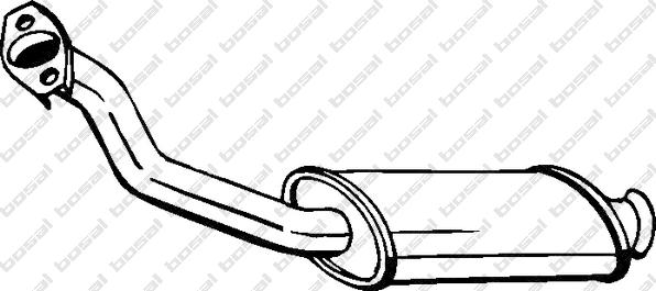 Klokkerholm 190-171 - Front Silencer motal.fi