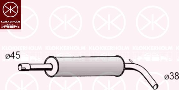 Klokkerholm 75148651 - Middle Silencer motal.fi