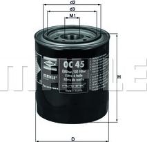 KNECHT OC 45 - Oil Filter motal.fi