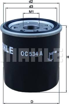 KNECHT OC534A - Oil Filter motal.fi