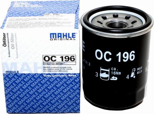 KNECHT OC 196 - Oil Filter motal.fi