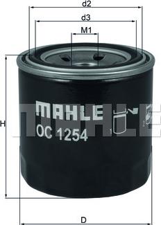 KNECHT OC 1254 - Oil Filter motal.fi