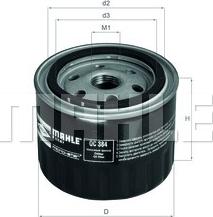 KNECHT OC 384 - Oil Filter motal.fi