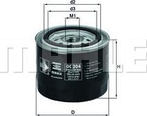 KNECHT OC 204 - Oil Filter motal.fi