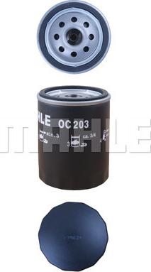 KNECHT OC 203 - Oil Filter motal.fi