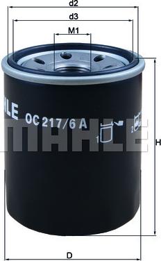 KNECHT OC217/6A - Oil Filter motal.fi