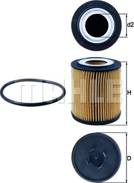 KNECHT OX 182D - Oil Filter motal.fi