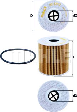 KNECHT OX 339/2D - Oil Filter motal.fi