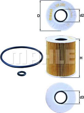 KNECHT OX 203D - Oil Filter motal.fi