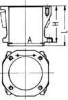 Kolbenschmidt 89537110 - Cylinder Sleeve motal.fi