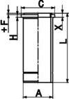 Kolbenschmidt 89846110 - Cylinder Sleeve motal.fi