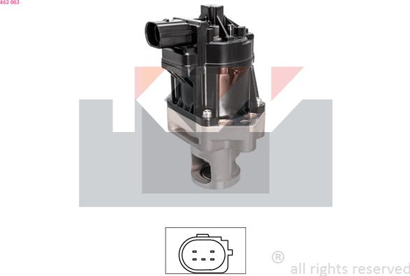 KW 463 063 - EGR Valve motal.fi