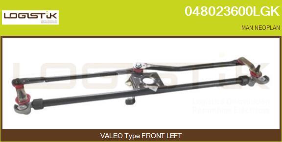 LGK 048023600LGK - Wiper Linkage motal.fi