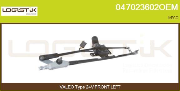 LGK 047023602OEM - Window Wiper System motal.fi