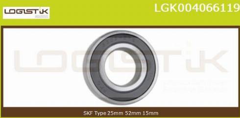 LGK LGK004066119 - Bearing motal.fi