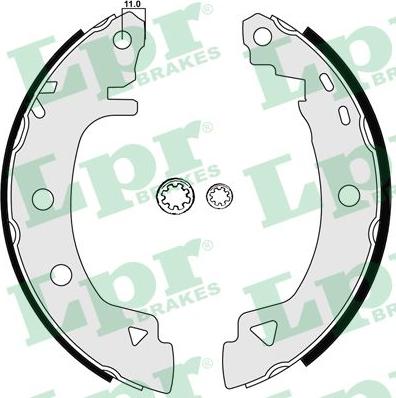 LPR 04920 - Brake Shoe Set motal.fi