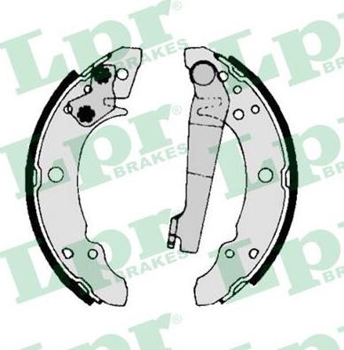 LPR 00140 - Brake Shoe Set motal.fi