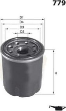 LUCAS LFOS161 - Oil Filter motal.fi