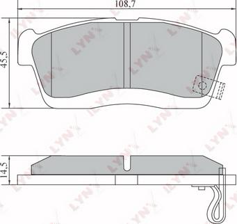 Magneti Marelli 600000099410 - Brake Pad Set, disc brake motal.fi