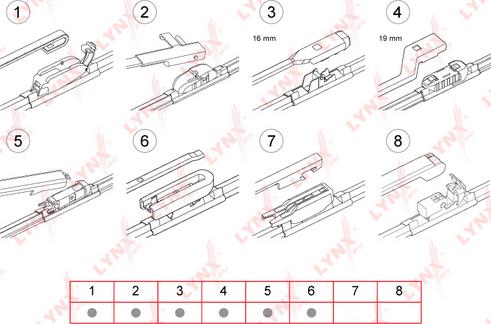 LYNXauto XF480 - Wiper Blade motal.fi