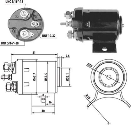 Magneti Marelli 940113050068 - Solenoid Switch, starter motal.fi