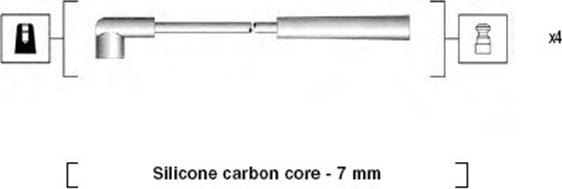 Magneti Marelli 941295050877 - Ignition Cable Kit motal.fi