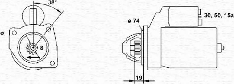 Magneti Marelli 943241012010 - Starter motal.fi