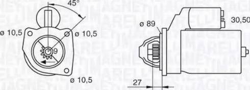 Magneti Marelli 063216733010 - Starter motal.fi