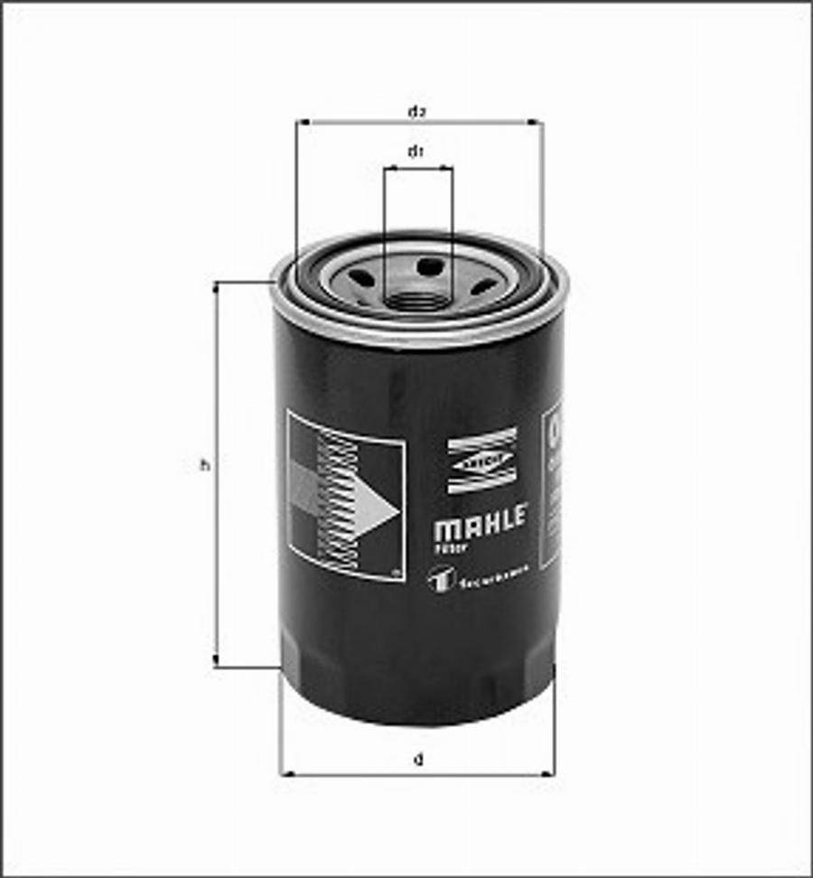 Magneti Marelli 154003649390 - Oil Filter motal.fi