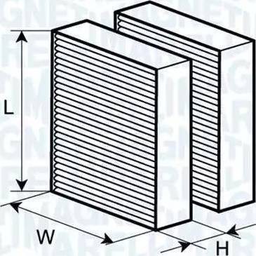 Magneti Marelli 350203062480 - Filter, interior air motal.fi