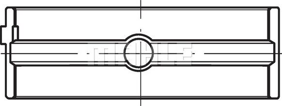 MAHLE 001 HL 10267 050 - Main Bearings, crankshaft motal.fi