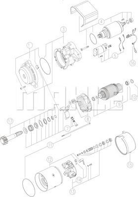 MAHLE MS 426 - Starter motal.fi