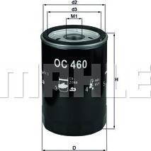 MAHLE OC 460 - Oil Filter motal.fi