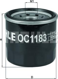 MAHLE OC 1183 - Oil Filter motal.fi