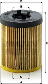 Mann-Filter HU 611/1 x - Oil Filter motal.fi