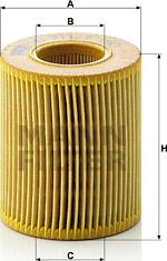 Mann-Filter HU 711/2 x - Oil Filter motal.fi