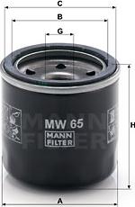 Mann-Filter MW 65 - Oil Filter motal.fi