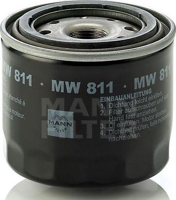 Mann-Filter MW 811 - Oil Filter motal.fi