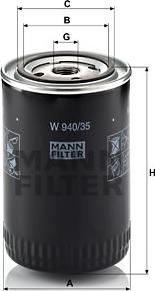 Mann-Filter W 940/35 - Oil Filter motal.fi