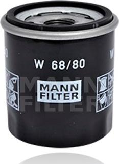 Mann-Filter W 68/80 - Oil Filter motal.fi