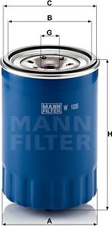 Mann-Filter W 1035 - Oil Filter motal.fi