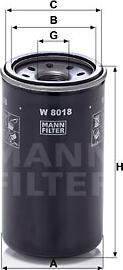 Mann-Filter W 8018 - Oil Filter motal.fi