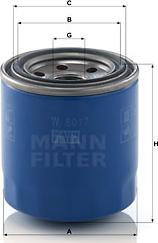 Mann-Filter W 8017 - Oil Filter motal.fi