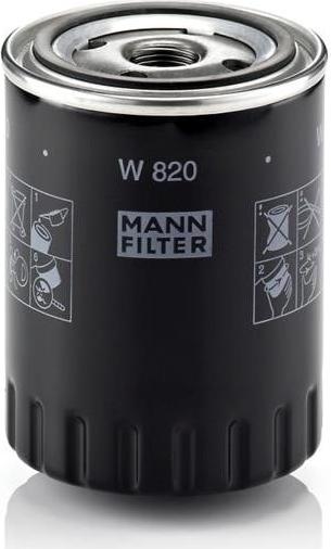 Mann-Filter W 820 - Oil Filter motal.fi