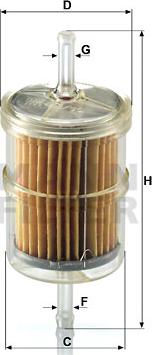 Mann-Filter WK 43/12 - Fuel filter motal.fi