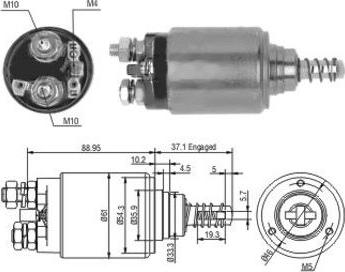 Meat & Doria 46191 - Solenoid Switch, starter motal.fi