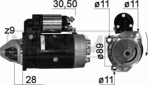 Messmer 11640 - Starter motal.fi