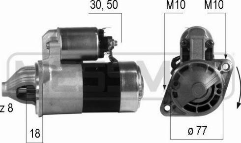 Messmer 220191A - Starter motal.fi