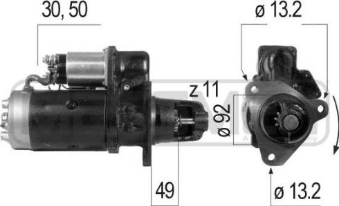 Messmer 220288R - Starter motal.fi